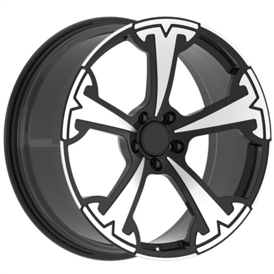 L'alliage d'aluminium d'automobile de modification de trous populaires de la coutume 4/5/6 a forgé des jantes de roues de voiture que la voiture roule 22 pouces pour Audi